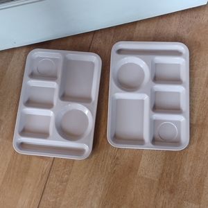Divided lunchroom trays set of 2 by American bowl and Cup